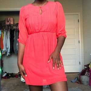 Tangerine Midi Dress